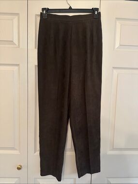Size 10 Women's Dark Brown Tailored Dress Pants